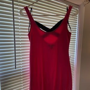 Pink body con dress